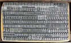 Vintage Metal Letterpress Printing Type 18pt Olde English D41/D45 6#