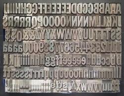 Vintage Metal Letterpress Type ATF #165 72pt Franklin Gothic Ex Cond B96 15#