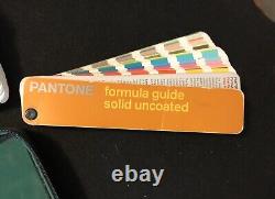 Vintage Pantone Formula Color Guide Kit And Carrying Case Coated & Uncoated