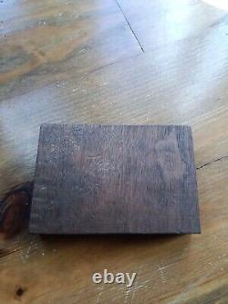 Vintage Printing Letterpress Printers Block Queen Victorias Cipher
