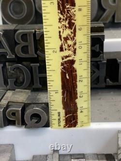 Vintage Printing Press Letters, Numbers, Punctuation, Mixed (146 PCs)