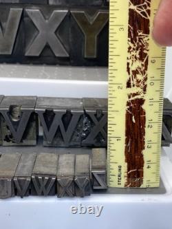 Vintage Printing Press Letters, Numbers, Punctuation, Mixed (146 PCs)