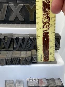 Vintage Printing Press Letters, Numbers, Punctuation, Mixed (146 PCs)