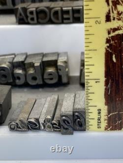 Vintage Printing Press Letters, Numbers, Punctuation, Mixed (146 PCs)