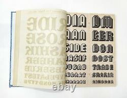 Vintage Specimen Book Of India Type foundry Hindi, English etc, Hard Bound Bk-3
