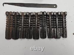 Vintage Used Challenge Hi-Speed Quoins, Keys, Wedges Tools