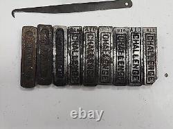 Vintage Used Challenge Hi-Speed Quoins, Keys, Wedges Tools