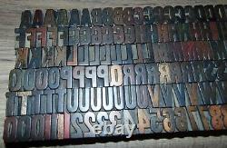 Vintage Wood Letterpress Type 13/16 Tall