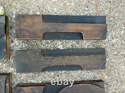 Vintage Wood Printers Block 10 Inch Number Set 15 Pieces 1 Thru 10. Doubles