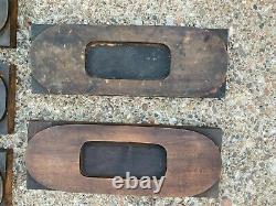 Vintage Wood Printers Block 10 Inch Number Set 15 Pieces 1 Thru 10. Doubles