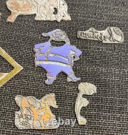 Vintage metal Printing Letterpress Printers santa, kansas, cub scouts, 1960's