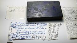 Wild West Show Printers Block Antique Rare Buffalo Bill Doc Carver 1880's