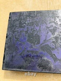 Wild West Show Printers Block Antique Rare Buffalo Bill Doc Carver 1880's