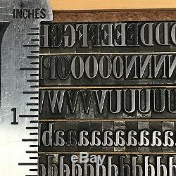 Winchell Condensed 24 pt Letterpress Type Vintage Metal Printing Sorts Font