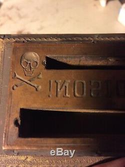 Wood Printing Letterpress Printers Block POISON