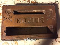 Wood Printing Letterpress Printers Block POISON