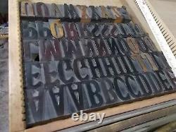 Wood Type 12 Line SERIF TYPE OLD STYLE FACE-SIMILAR TO HAMILTON's TABARD