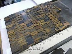 Wood Type 6 Line Gothic Letterpress Printing Type Nice Size Font