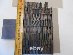 Wood Type 8 Line EXTRA CONDENSED POSTER GOTHIC MADE BY HAMILTON