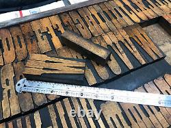 Wood Type French Clarendon 146 Pcs of 4 Inch