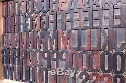 Wood type letterpress