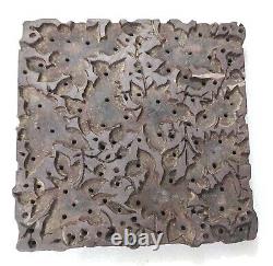 Wooden hand carved Printing Stamp Block for Fabrics Printing #ZEFB-561