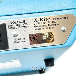 X-Rite 301 Transmission Densitometer Black White Calibration Strip Made in USA