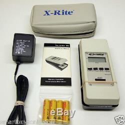 X-Rite 341 Battery Operated B/W Transmission Densitometer Excellent Condition