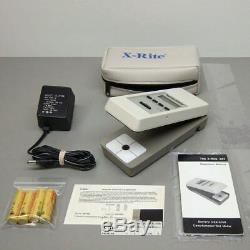 X-Rite 341 Battery Operated B/W Transmission Densitometer Excellent Condition