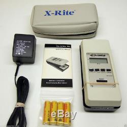 X-Rite 341 Battery Operated B/W Transmission Densitometer Excellent Condition