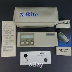 X-Rite 404 A 3 Color Reflection Densitometer Calibrated with Calibration Kit