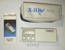 X-Rite 404 Densitometer With Rechargeable Batteries