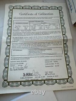 X-Rite 508 Series SpectroDensitometer 500 Series