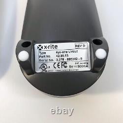 X-Rite EFI ES 1000 UVcut i1 Eye-One Pro Spectrophotometer withcolor profiler V 3.0