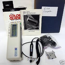 X-Rite SP78 Sphere Spectrophotometer Densitometer & SP78-200 Bar Code Reader