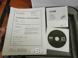 X-Rite i1 Pro Spectrophotometer in carrying case with CDs & guide