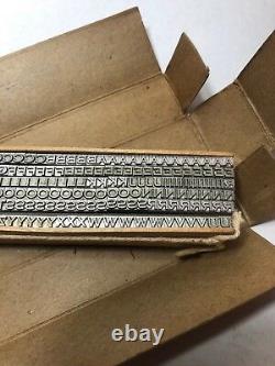 12 Point Copperplate Gothic Heavy No. 27 (130) Caps Letterpress Printing Press