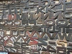 1,37 114 Blocs D'impression Typographiques En Bois De Type Alphabet Étendu, Blocs 5
