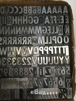 20th Century Extra Bold Cond. Type D'impression De Caractères Typographiques 60 Pt