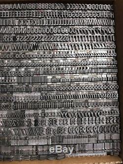 30 Pt. Futura Typographie Type Métal Fonderie 706