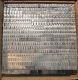 30 Pt. Optima Letterpress Type Upper Lower Figures