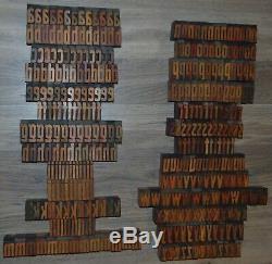 336 1 5/16 Bois Typo Blocs Type D'impression Minuscules Alphabet