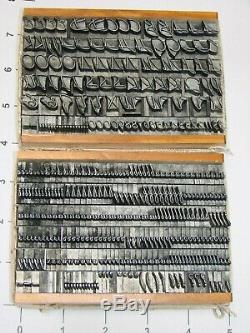 36 Pt Letterpress Type. Trafton Script (rare)