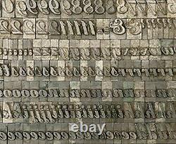 36pt Stylescript- Foundry Metal Type Letterpress Police Printing Baltotype