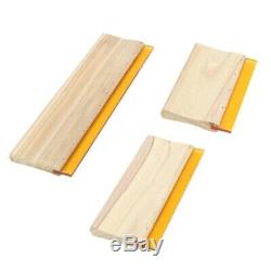 3 Pièces Sérigraphie Raclette Encre Scaper Outils Scratch Board 16cm 24cm 33c