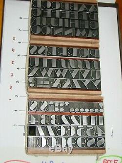 48 Pt Letterpress Type. Broadway Atf Manquant L