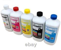 5 Encre De Pigment Audley Pour Imprimantes Dtf 1000ml Blanc, Cyan, Noir, Magenta, Jaune