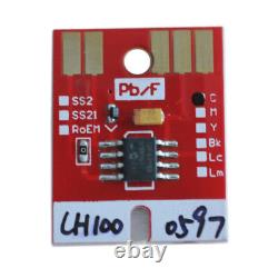 7 pièces de puce permanente pour la cartouche UV de 600 ml Mimaki LH100-0597 C, M, Y, K, LC, LM, Wh