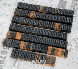 A-z Alphabet 1.42 Presse-lettres Blocs D'impression En Bois Type Bois