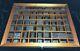 Advertising Old Letterpress Bois Blocs En Métal Vintage Mixte Lot Bois Case